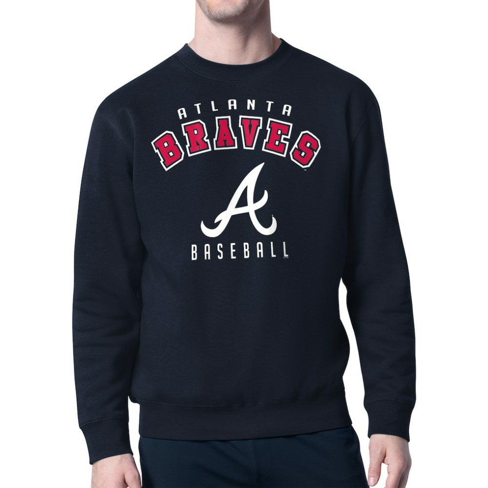 Atlanta Braves Starter Team Logo Fleece Pullover Sweatshirt | MLB US
