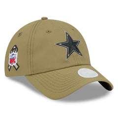 Dallas Cowboys New Era Women's 2025 Salute to Service Pony Tail Adjustable Hat