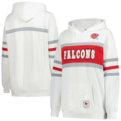 Atlanta Falcons Mitchell & Ness Women's Plus Size Head Coach Throwback Pullover Hoodie