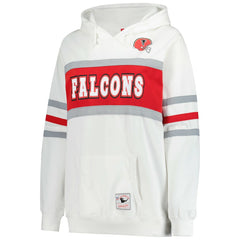 Atlanta Falcons Mitchell & Ness Women's Plus Size Head Coach Throwback Pullover Hoodie