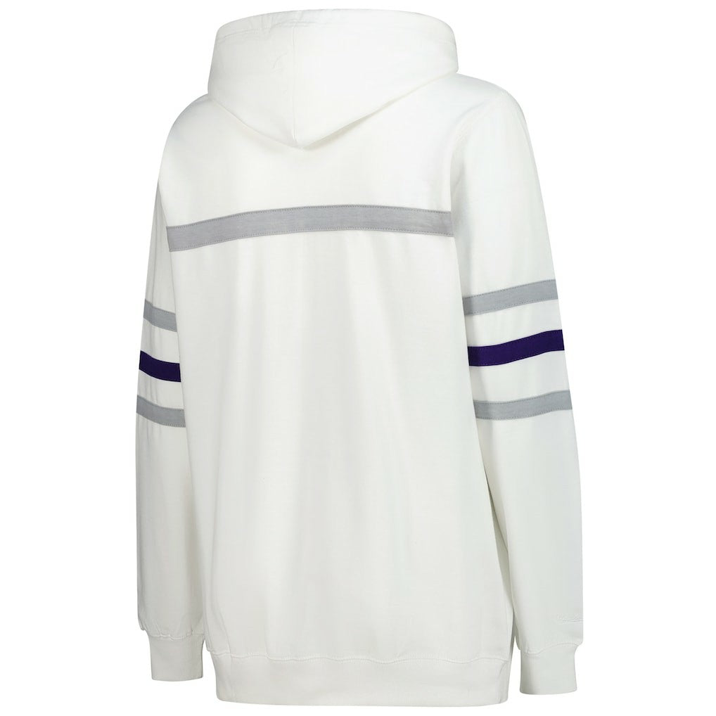 Baltimore Ravens Mitchell & Ness Women's Plus Size Head Coach Throwback Pullover Hoodie