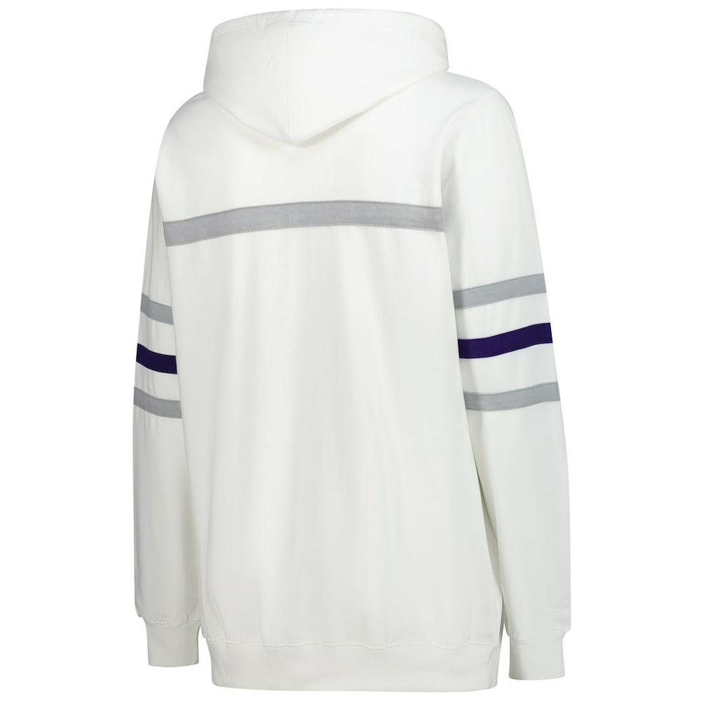 Baltimore Ravens Mitchell & Ness Women's Plus Size Head Coach Throwback Pullover Hoodie