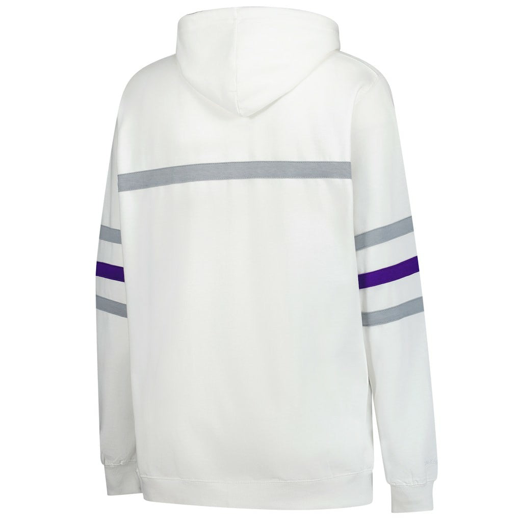 Minnesota Vikings Mitchell & Ness Women's Plus Size Head Coach Throwback Pullover Hoodie