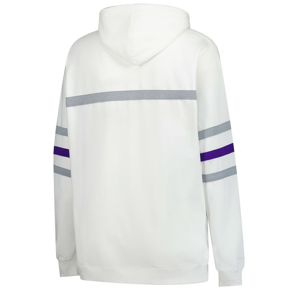 Minnesota Vikings Mitchell & Ness Women's Plus Size Head Coach Throwback Pullover Hoodie