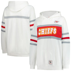 Kansas City Chiefs Mitchell & Ness Women's Plus Size Head Coach Throwback Pullover Hoodie