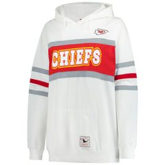 Kansas City Chiefs Mitchell & Ness Women's Plus Size Head Coach Throwback Pullover Hoodie