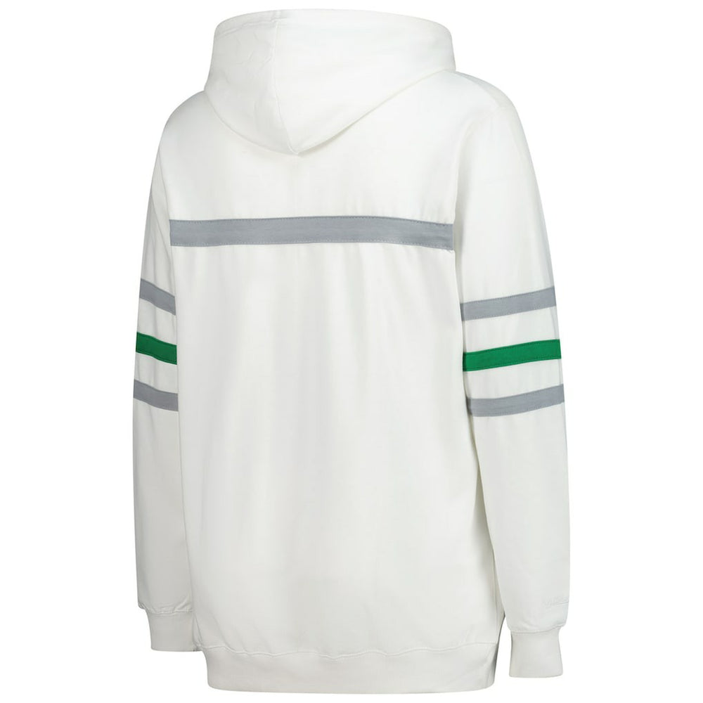 Philadelphia Eagles Mitchell & Ness Women's Plus Size Head Coach Throwback Pullover Hoodie