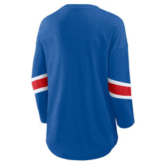 Buffalo Bills Fanatics Women's Plus Size Redzone 3/4-Sleeve Scoop Neck T-Shirt