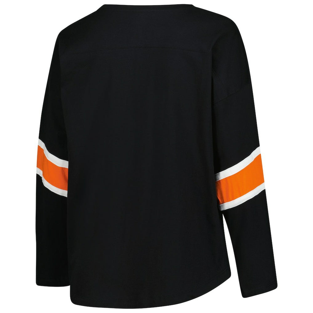 Cincinnati Bengals Fanatics Women's Plus Size Redzone 3/4-Sleeve Scoop Neck T-Shirt