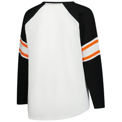 Cincinnati Bengals Fanatics Women's Plus Size Redzone Lace Up Long Sleeve T-Shirt