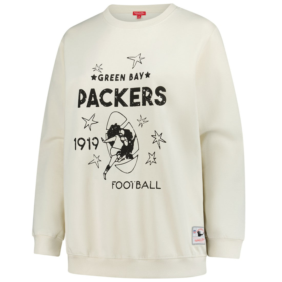 Green Bay Packers Mitchell & Ness Women's Plus Size Shooting Star Sweatshirt