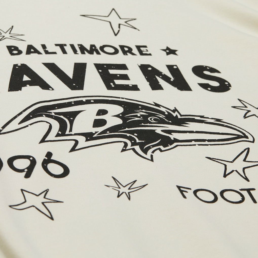 Baltimore Ravens Mitchell & Ness Women's Plus Size Shooting Star Sweatshirt