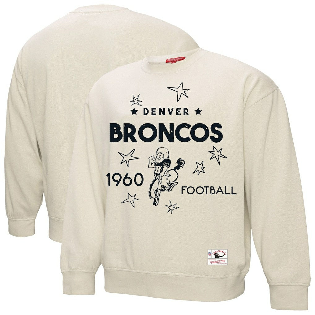 Denver Broncos Mitchell & Ness Women's Plus Size Shooting Star Sweatshirt