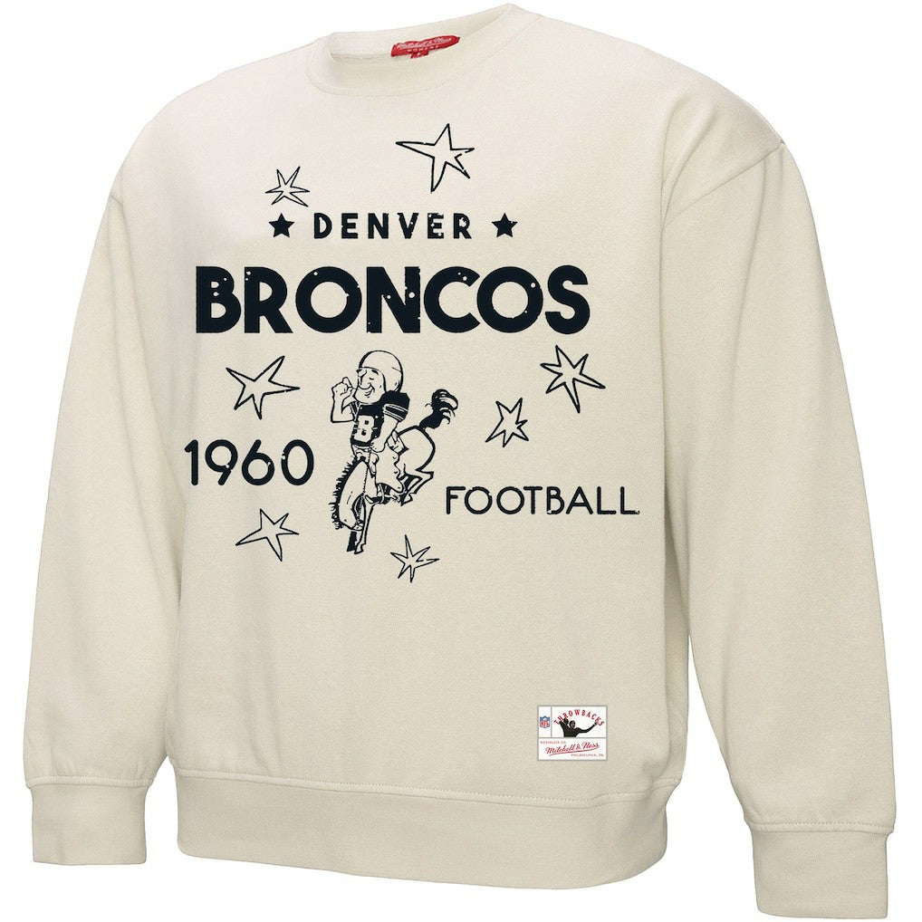 Denver Broncos Mitchell & Ness Women's Plus Size Shooting Star Sweatshirt