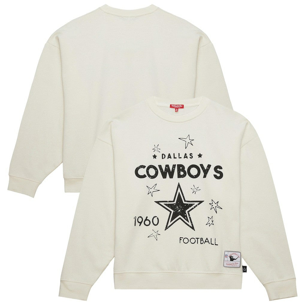 Dallas Cowboys Mitchell & Ness Women's Plus Size Shooting Star Sweatshirt