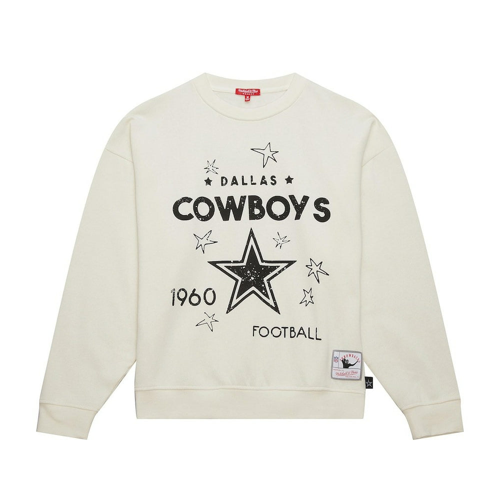 Dallas Cowboys Mitchell & Ness Women's Plus Size Shooting Star Sweatshirt