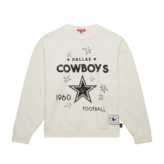 Dallas Cowboys Mitchell & Ness Women's Plus Size Shooting Star Sweatshirt