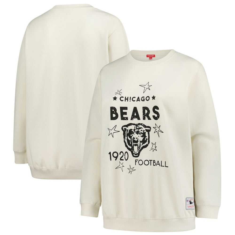 Chicago Bears Mitchell & Ness Women's Plus Size Shooting Star Sweatshirt