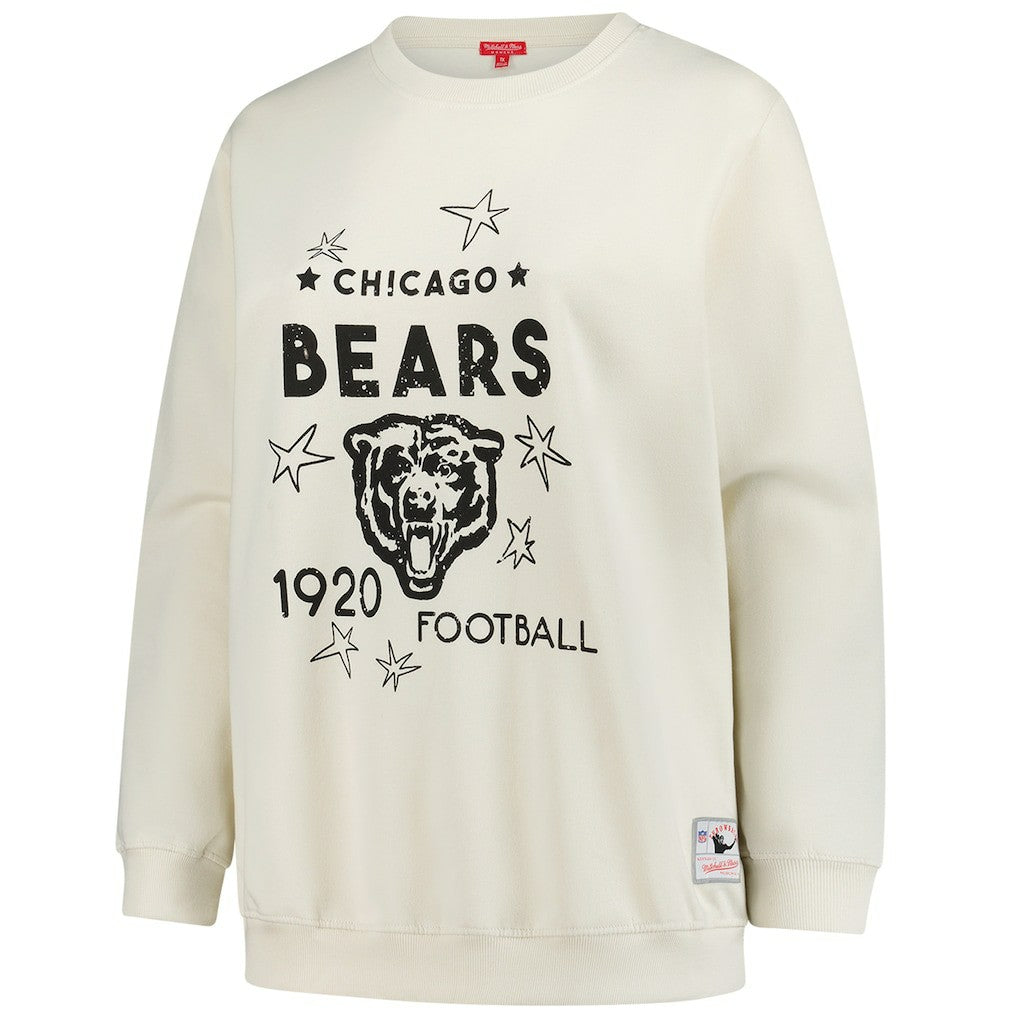 Chicago Bears Mitchell & Ness Women's Plus Size Shooting Star Sweatshirt