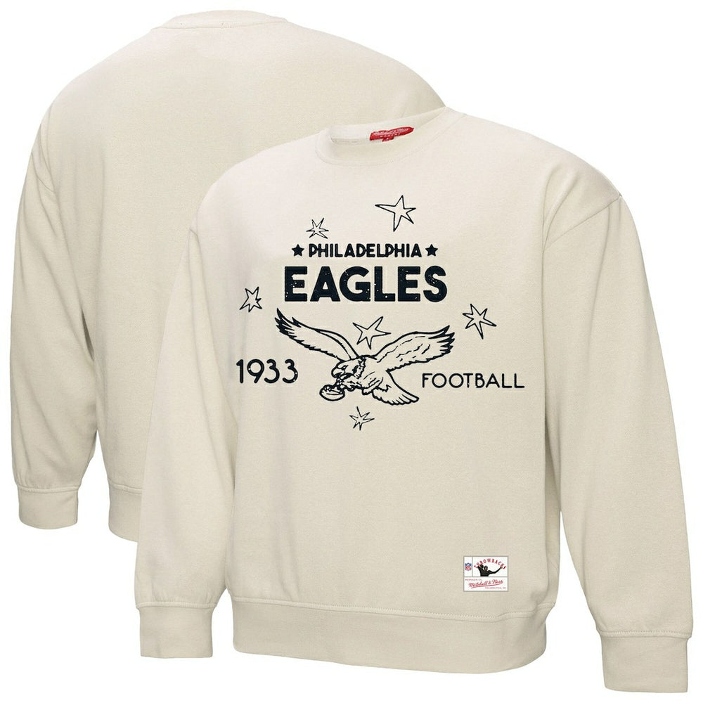 Philadelphia Eagles Mitchell & Ness Women's Plus Size Shooting Star Sweatshirt