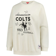 Indianapolis Colts Mitchell & Ness Women's Plus Size Shooting Star Sweatshirt