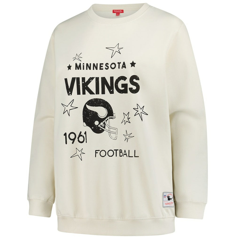 Minnesota Vikings Mitchell & Ness Women's Plus Size Shooting Star Sweatshirt