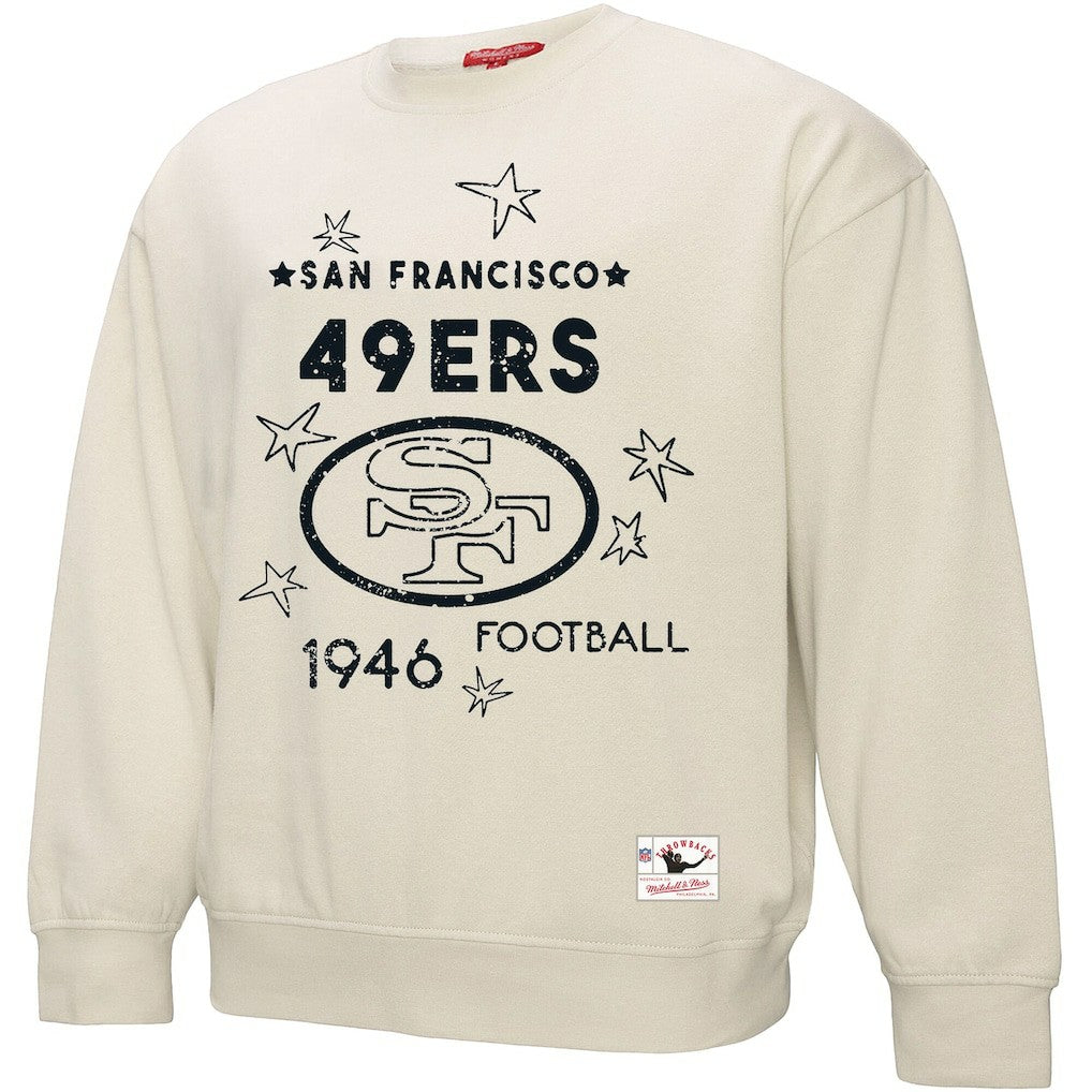 San Francisco 49ers Mitchell & Ness Women's Plus Size Shooting Star Sweatshirt