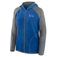 Detroit Lions Fanatics Women's Plus Size End Around Pass Full-Zip Hoodie