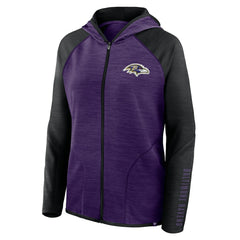 Baltimore Ravens Fanatics Women's Plus Size End Around Pass Full-Zip Hoodie