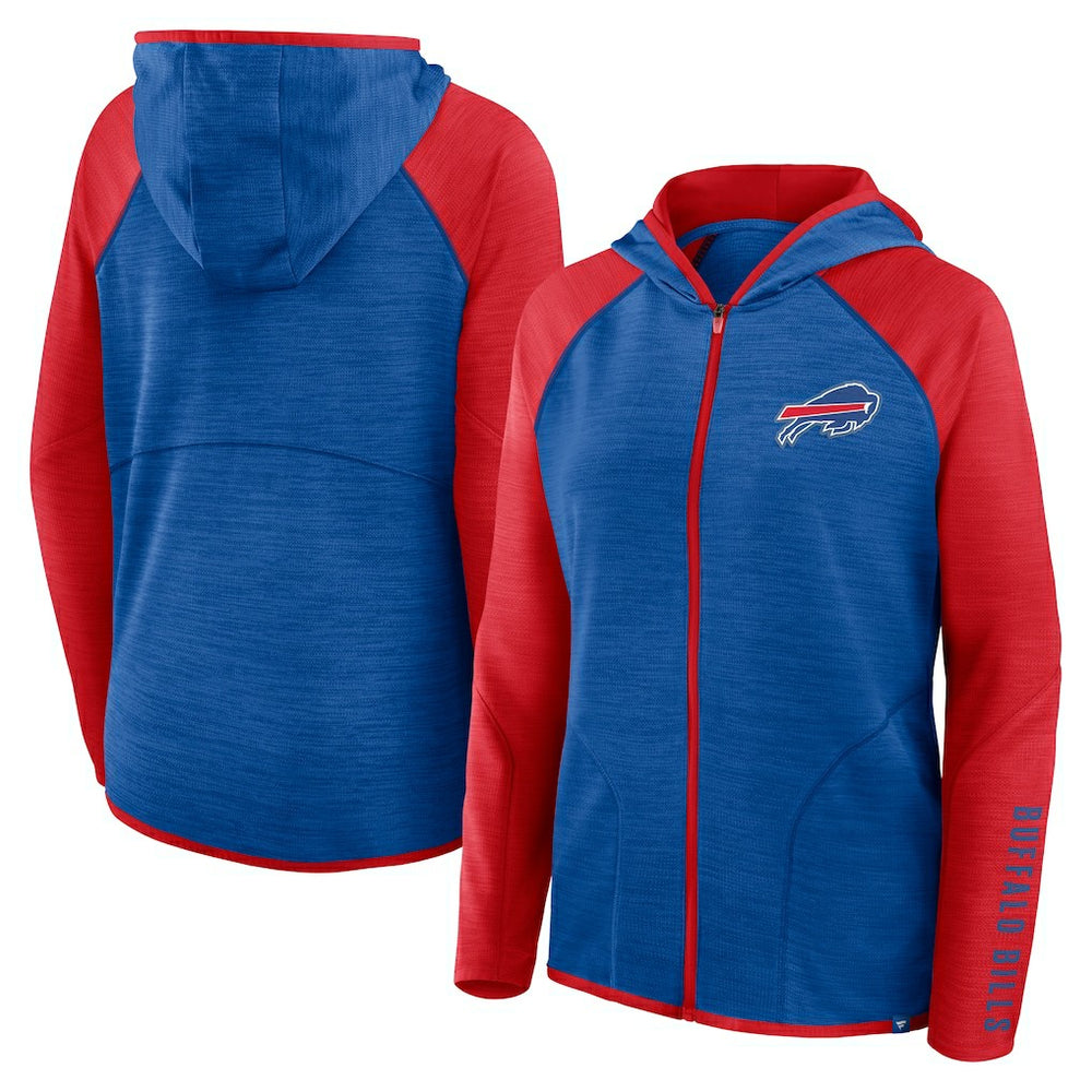 Buffalo Bills Fanatics Women's Plus Size End Around Pass Full-Zip Hoodie