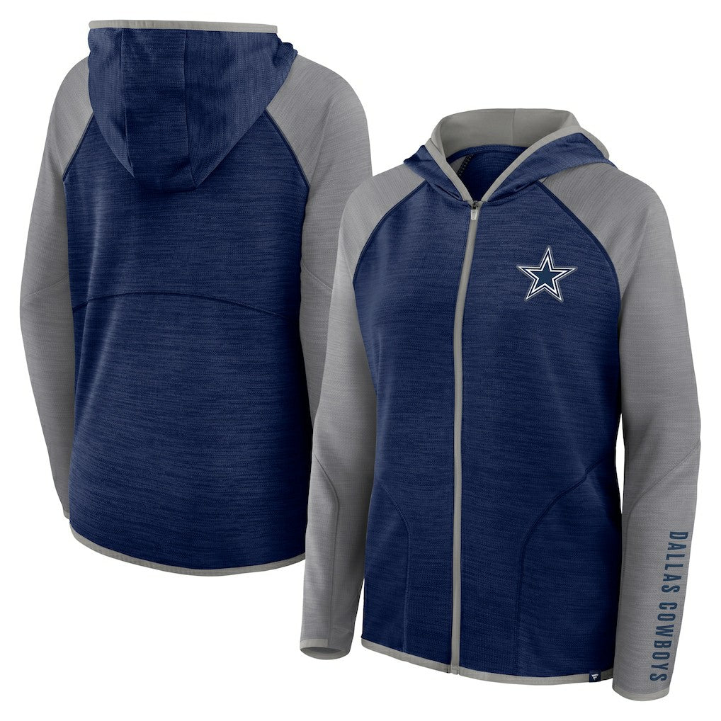 Dallas Cowboys Fanatics Women's Plus Size End Around Pass Full-Zip Hoodie
