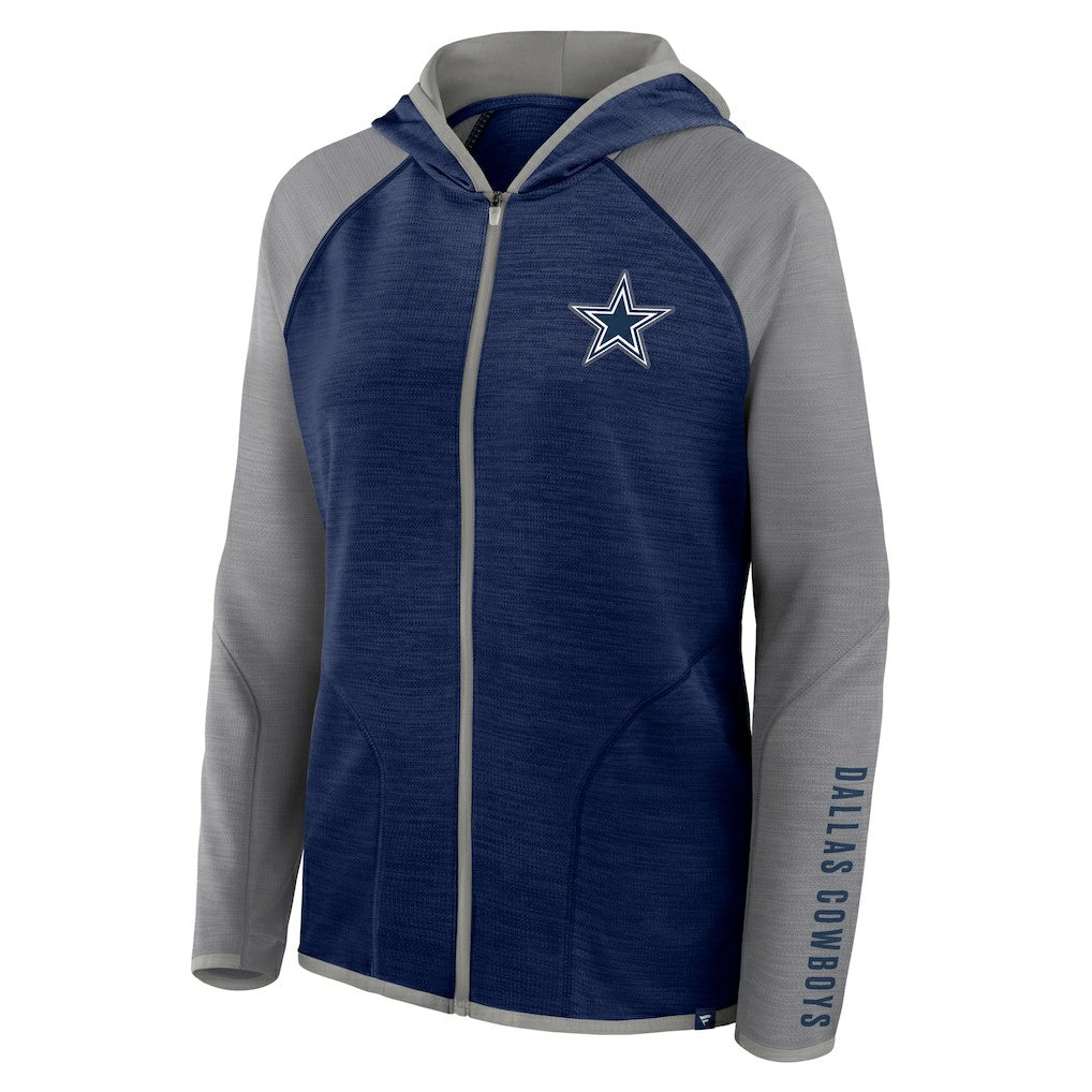 Dallas Cowboys Fanatics Women's Plus Size End Around Pass Full-Zip Hoodie