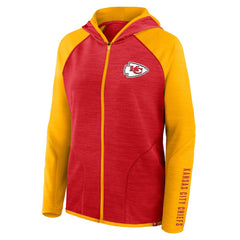 Kansas City Chiefs Fanatics Women's Plus Size End Around Pass Full-Zip Hoodie