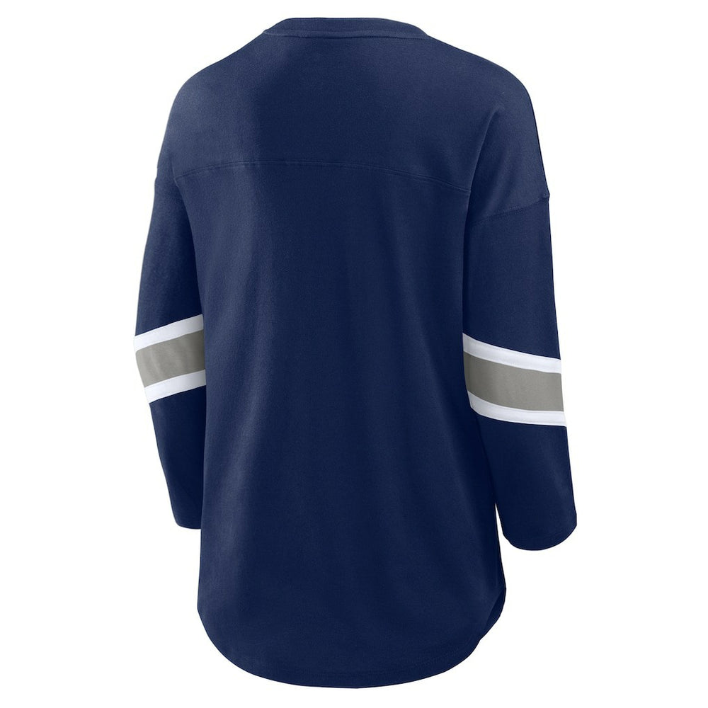 Dallas Cowboys Fanatics Women's Plus Size Redzone 3/4-Sleeve Scoop Neck T-Shirt