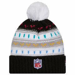 Dallas Cowboys New Era Women's 2025 NFL Crucial Catch Cuffed Knit Hat with Pom