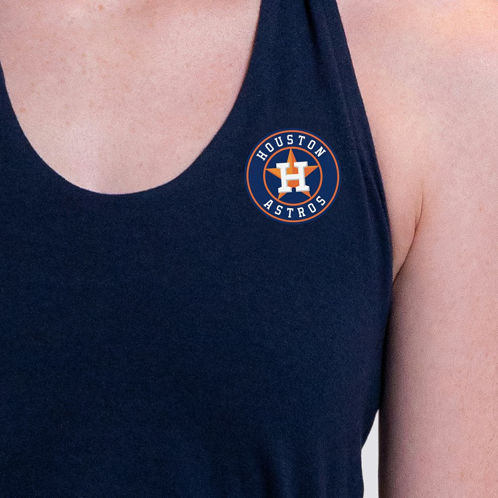 Houston Astros Lusso Women's Noelle V-Neck Tank Top | MLB On Sale