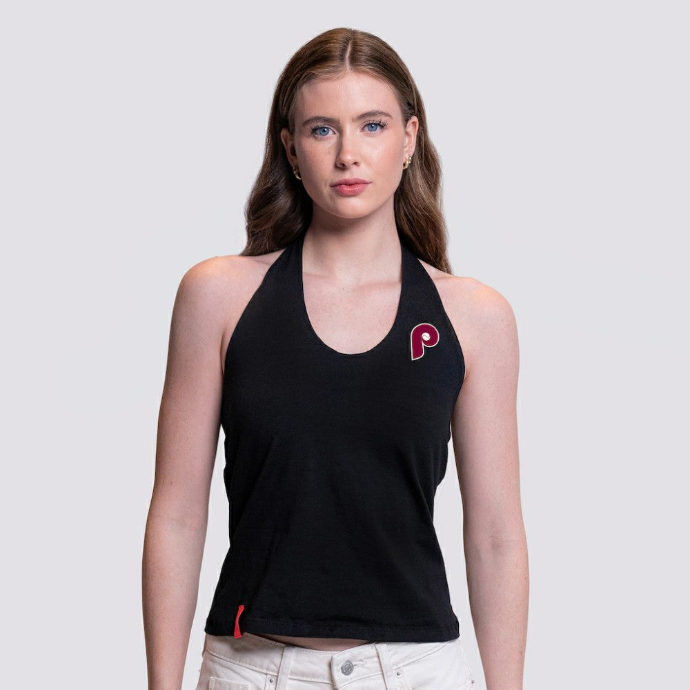 Philadelphia Phillies Lusso Women's Noelle V-Neck Tank Top | MLB Shop