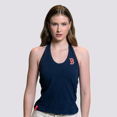 Boston Red Sox Lusso Women's Noelle V-Neck Tank Top | MLB US