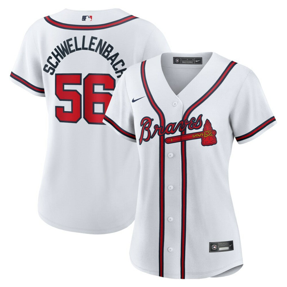 Spencer Schwellenbach Atlanta Braves Nike Women's Home Replica Jersey | MLB New