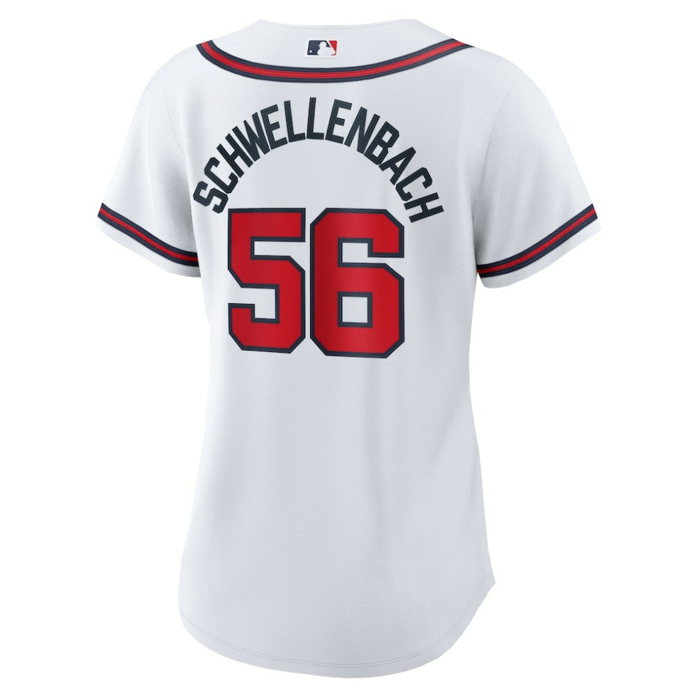 Spencer Schwellenbach Atlanta Braves Nike Women's Home Replica Jersey | MLB New