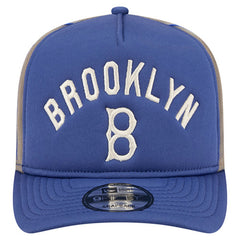 Los Angeles Dodgers New Era Vintage Arched Foam Front 9FIFTY A-Frame Adjustable Trucker Hat | MLB Sale