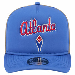 Atlanta Braves New Era Vintage Arched Foam Front 9FIFTY A-Frame Adjustable Trucker Hat | MLB Discount