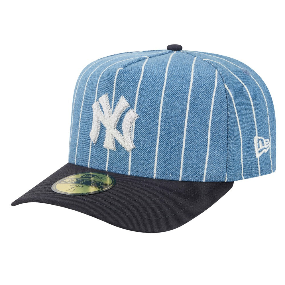 New York Yankees New Era Parallel A-Frame 59FIFTY Fitted Hat | MLB Discount