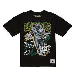 Green Bay Packers Mitchell & Ness Reggie White  Chalked Up Player Graphic T-Shirt