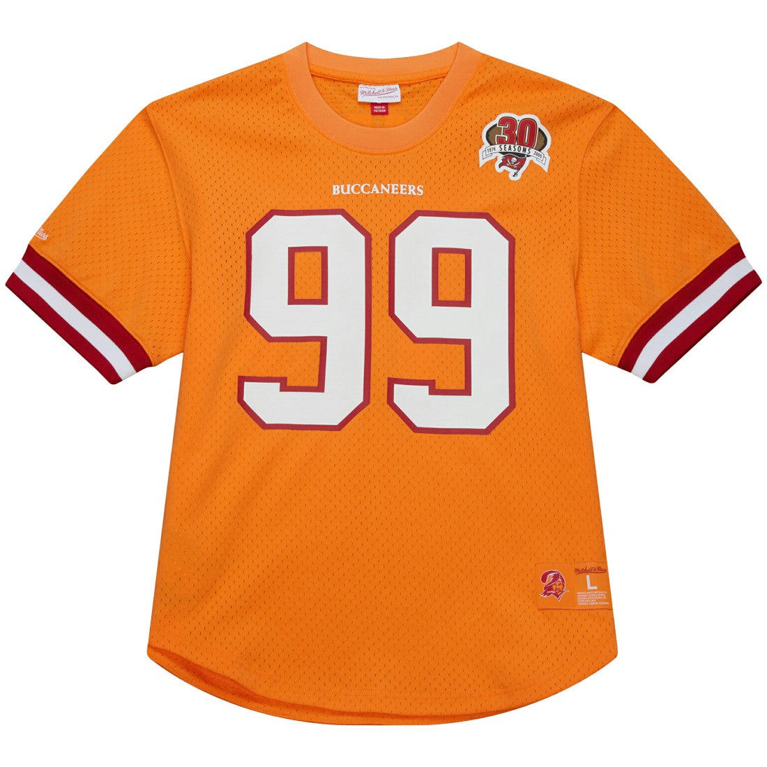 Tampa Bay Buccaneers Mitchell & Ness Warren Sapp  Retired Player Name & Number Mesh Top