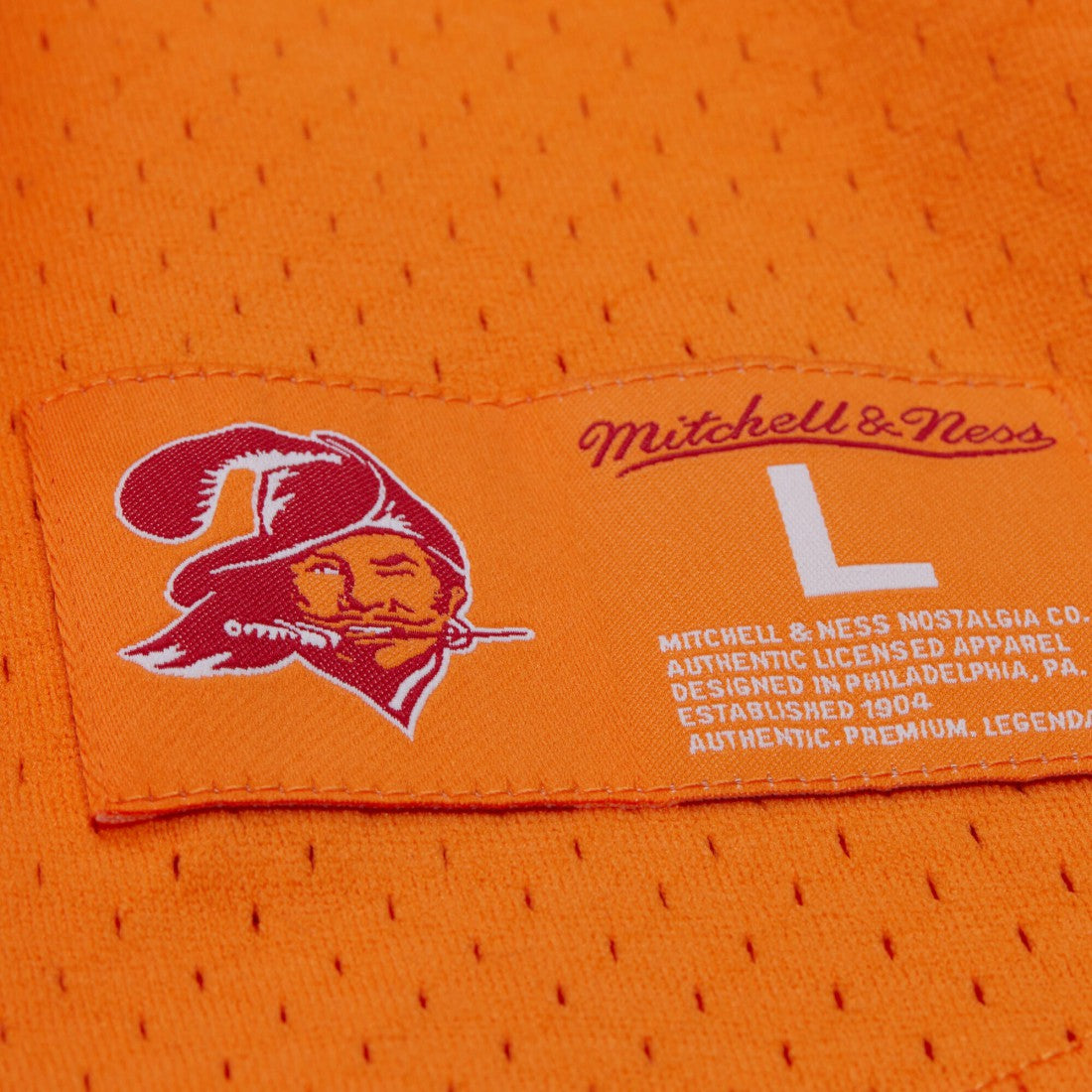 Tampa Bay Buccaneers Mitchell & Ness Warren Sapp  Retired Player Name & Number Mesh Top