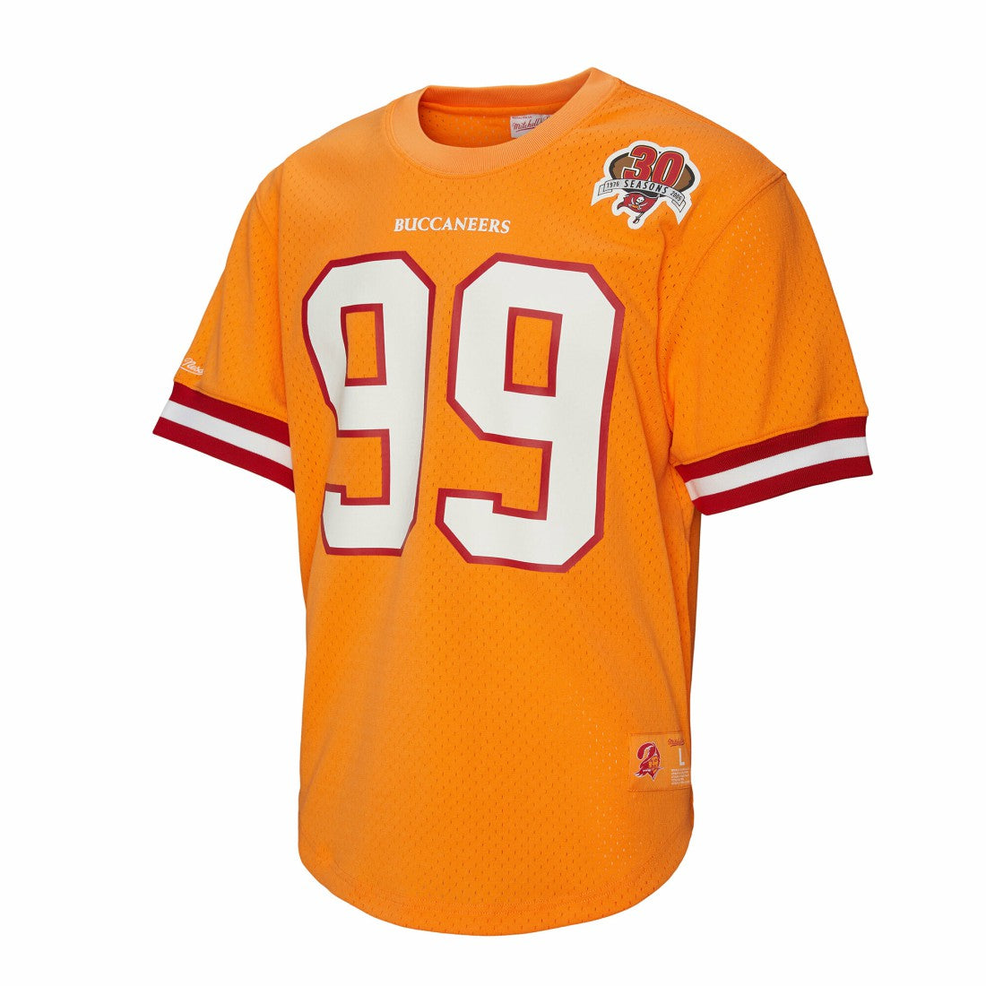 Tampa Bay Buccaneers Mitchell & Ness Warren Sapp  Retired Player Name & Number Mesh Top