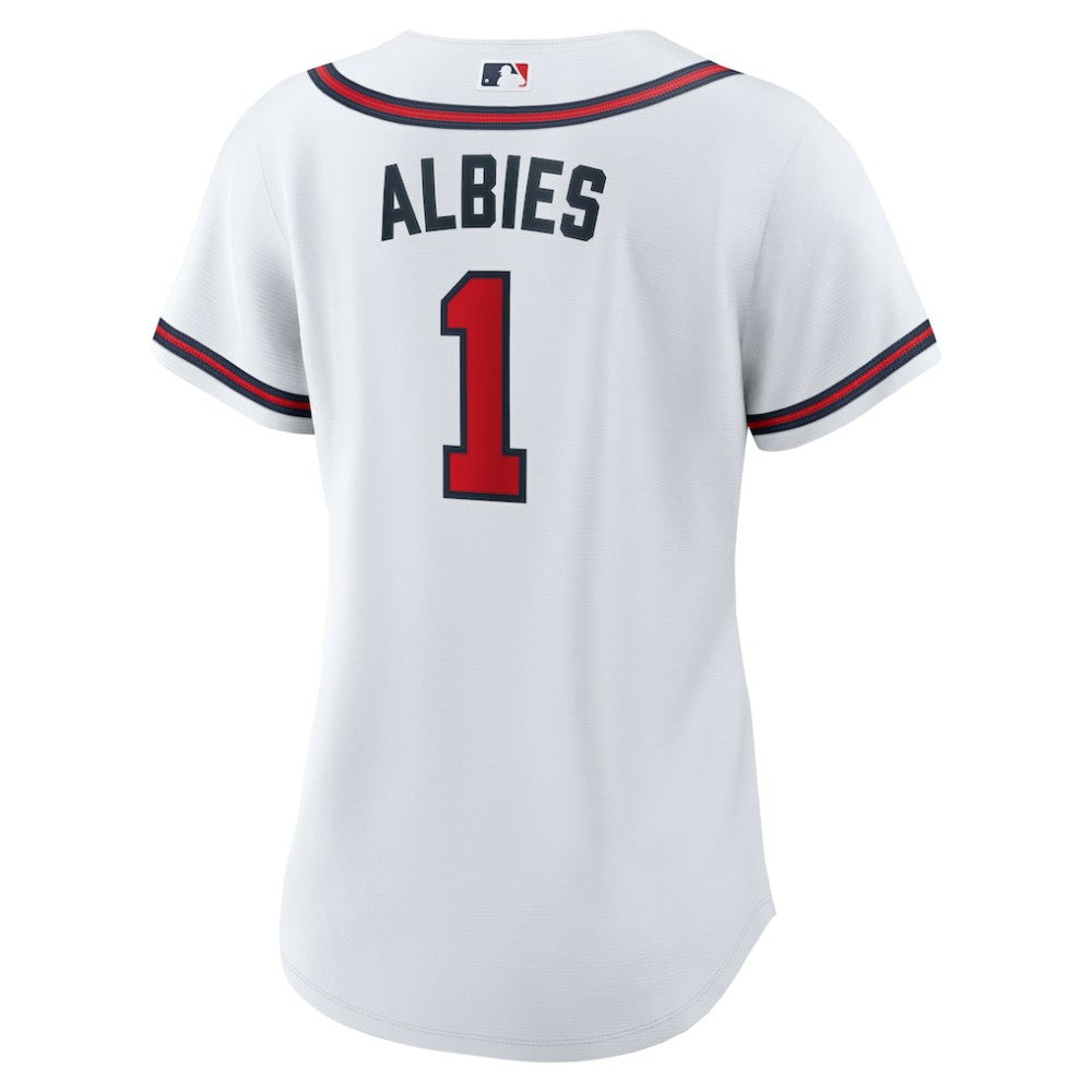 Ozzie Albies Atlanta Braves Nike Women's Home Replica Jersey | MLB Outlet