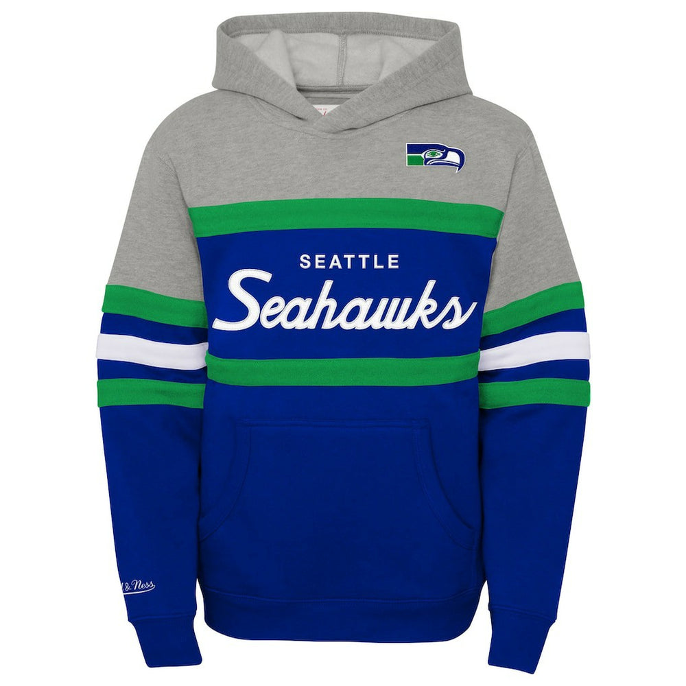 Seattle Seahawks Mitchell & Ness Youth Throwback Head Coach Pullover Hoodie