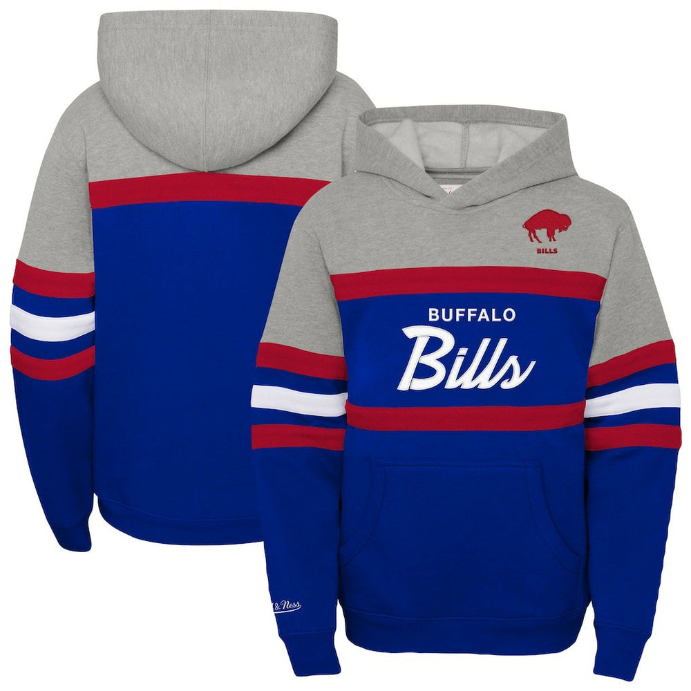 Buffalo Bills Mitchell & Ness Youth Throwback Head Coach Pullover Hoodie